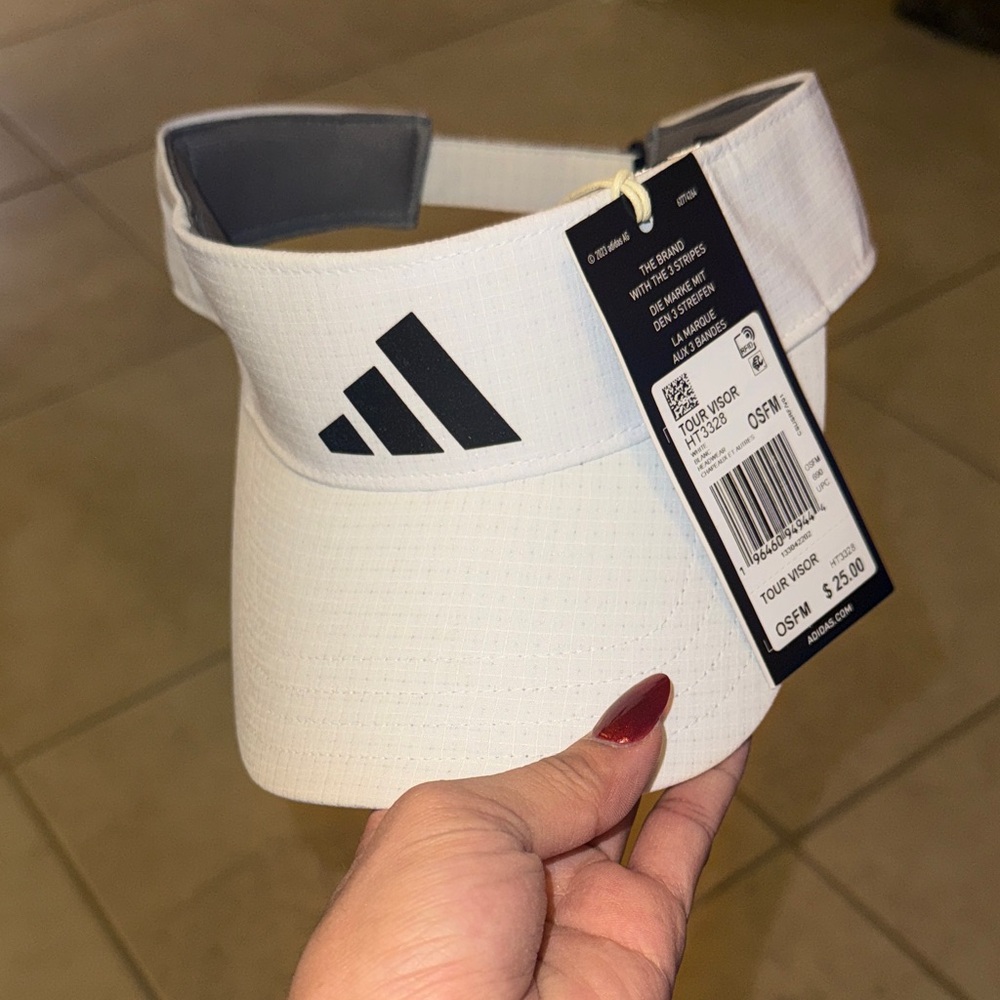 Adidas Classic White Sports Visor